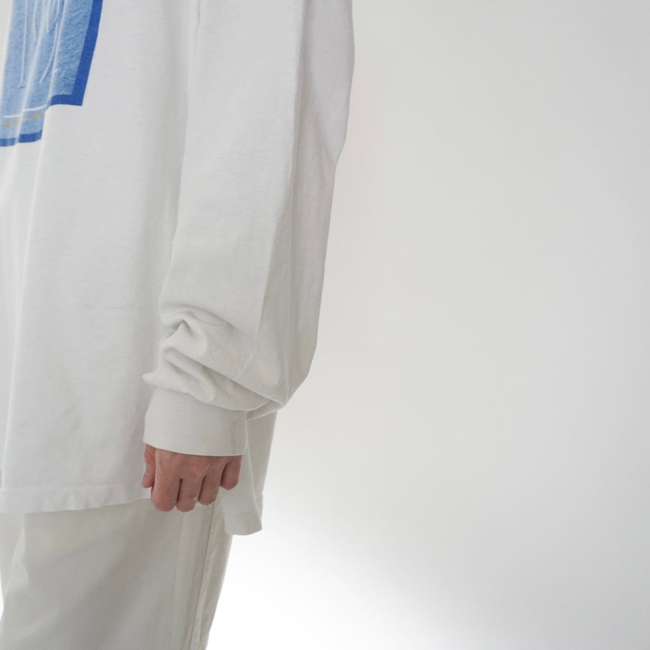 90s Printed Long Sleeves T-shirt Made in USA