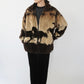 90s Horse Pattern Fleece Jacket Made in USA