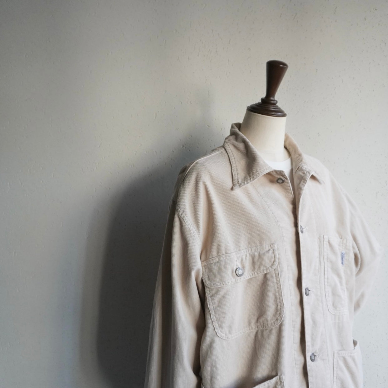 90s "GUESS " Corduroy Shirt,Jacket Made in USA