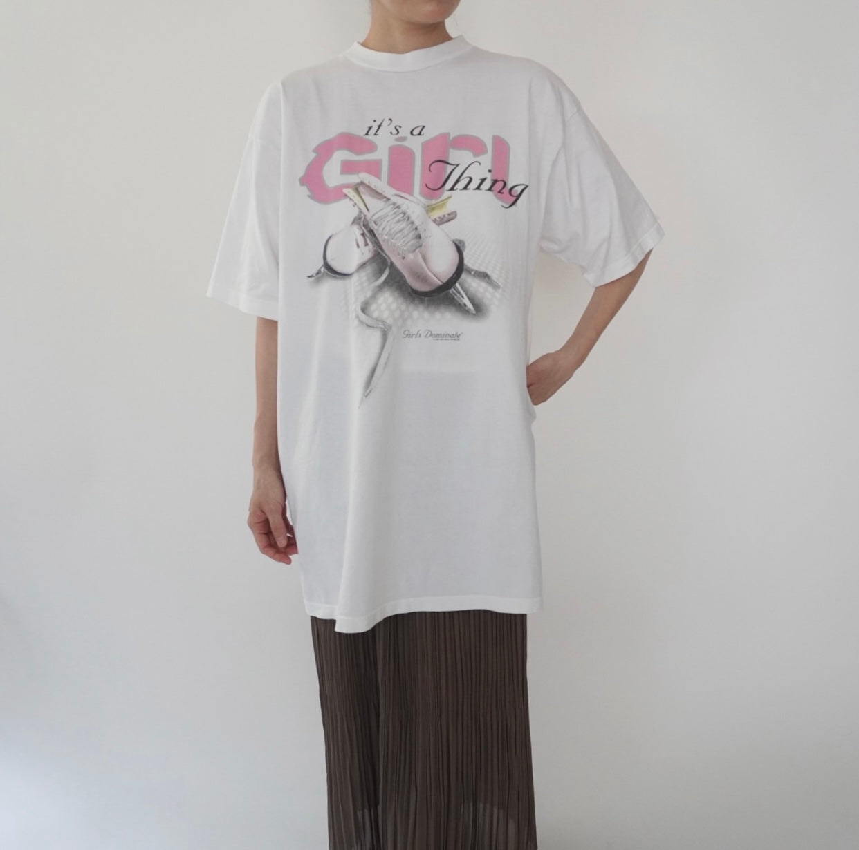 90s Printed Long T-shirt Made in Canada