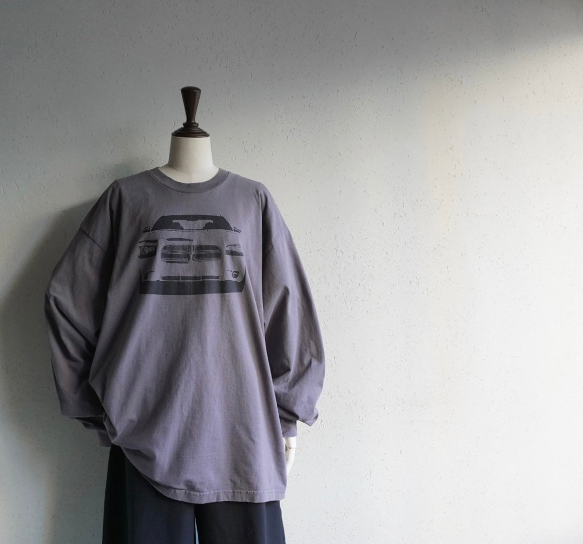 90s "DODGE" Printed Long Sleeves T-shirt Made in USA