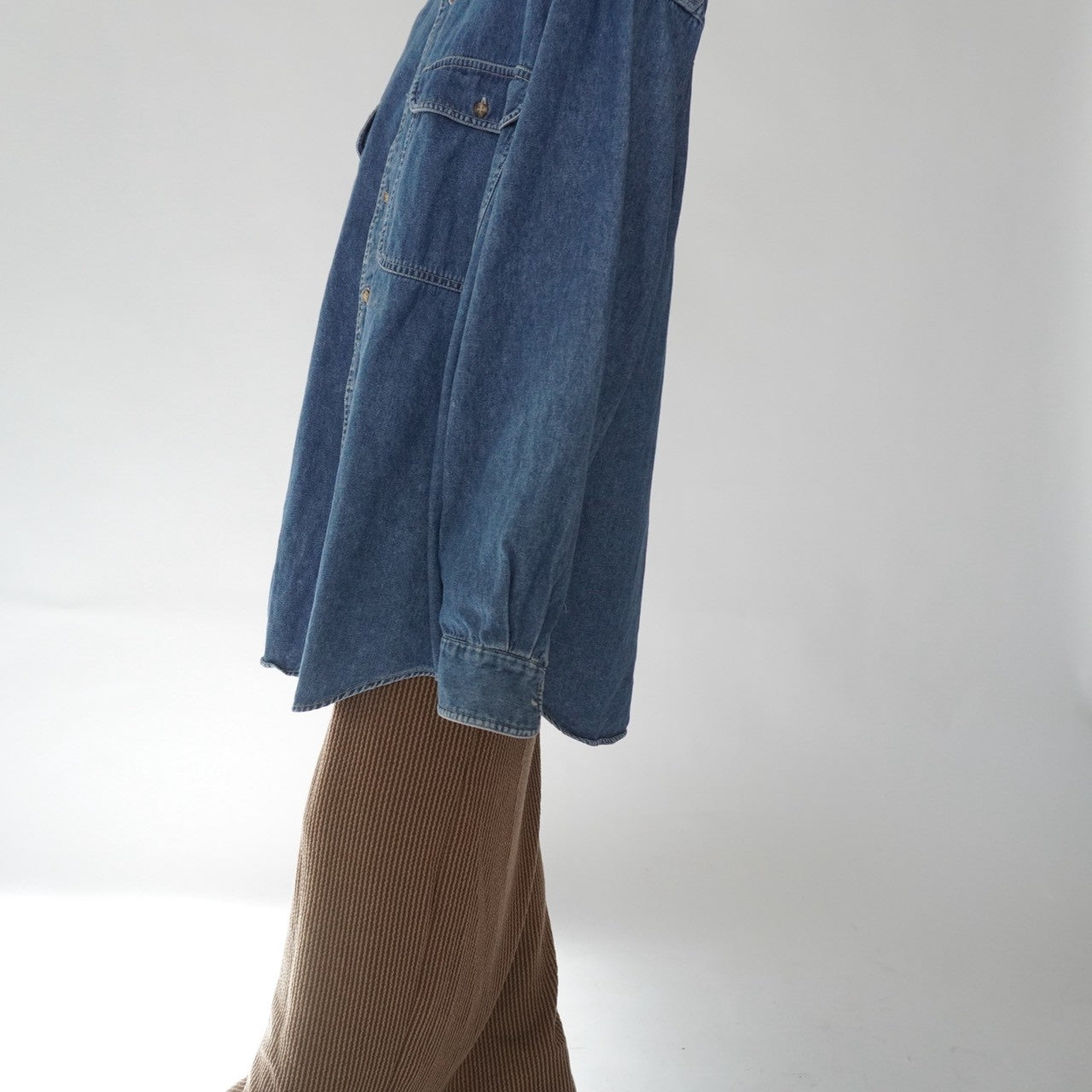 80s "BANANA REPUBLIC ”Safari & Travel" Denim Shirt