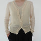 90s Ivory Knit Cardigan