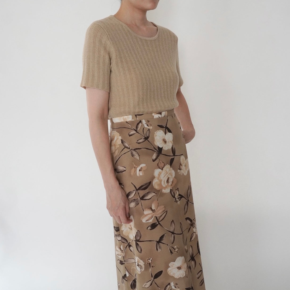 90s Beige Top