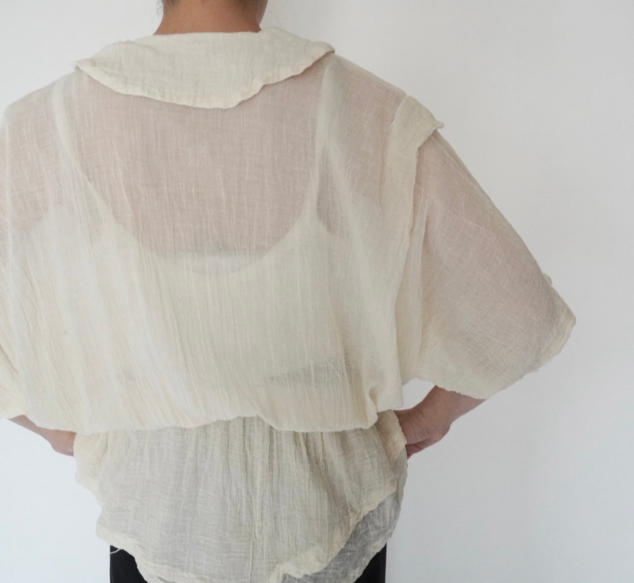80s Gauze Design Top