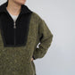 90s EURO Knit Fleece Pullover