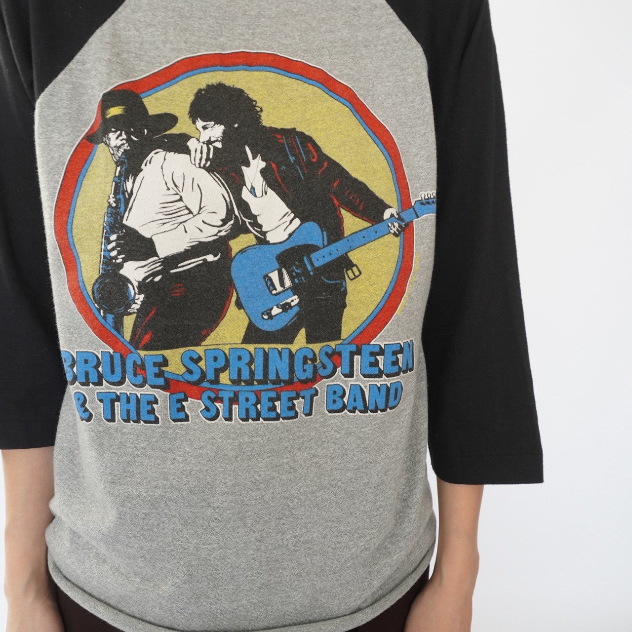 80s "BRUCE SPRINGSTEEN" Raglan T-shirt　