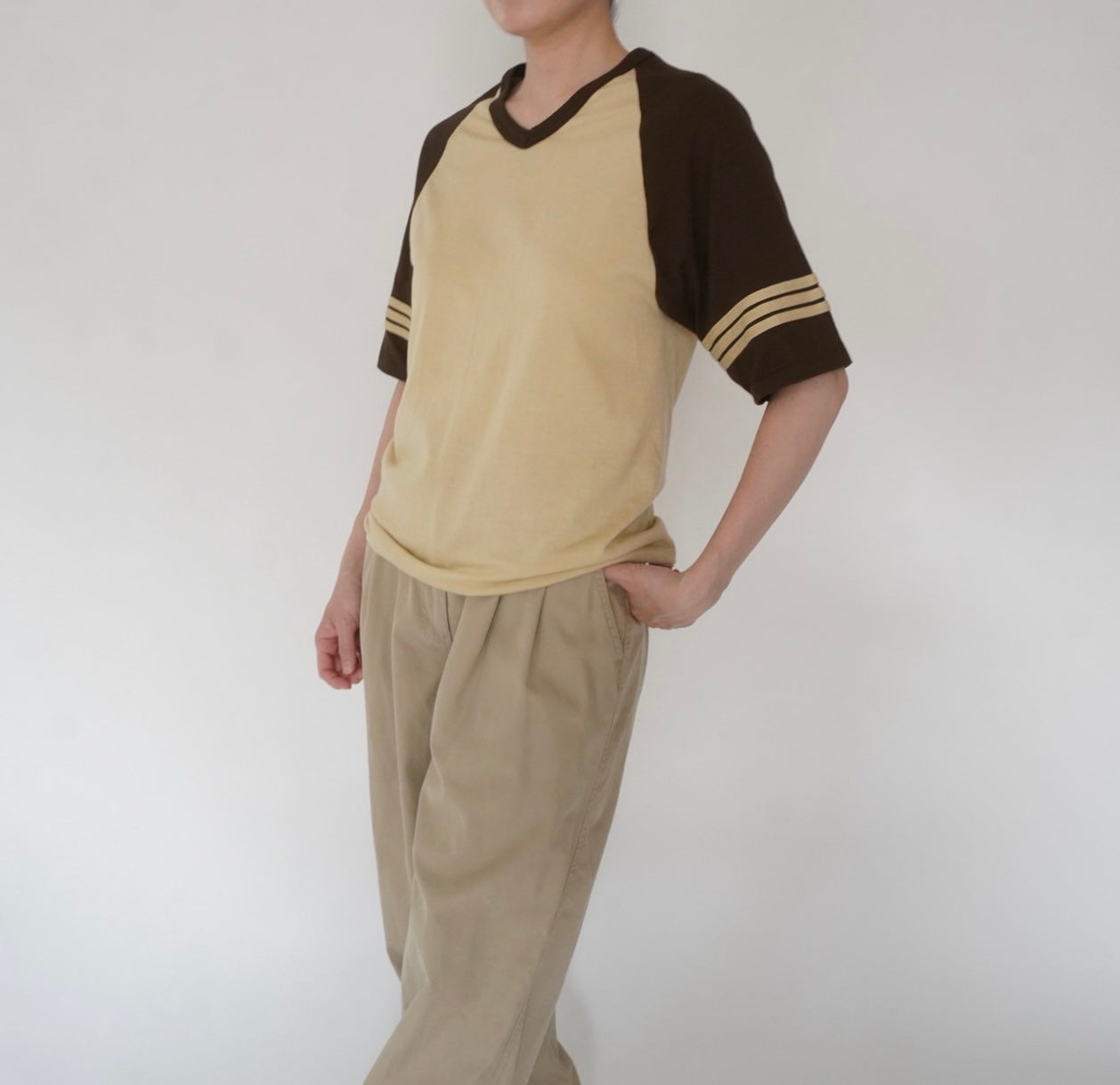 80s Two Tone T-shirt Made in USA
