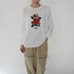 90s Printed Long T-shirt Made in USA