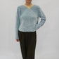 90s Light Blue Top