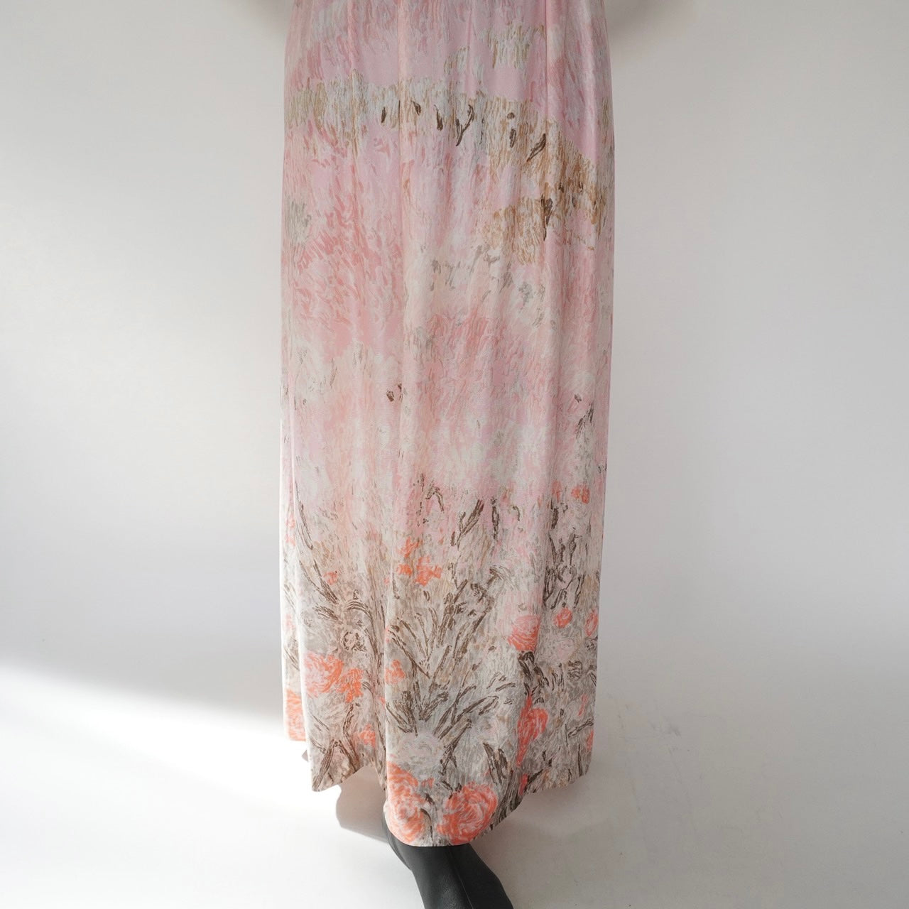 70s Printed Maxi Skirt
