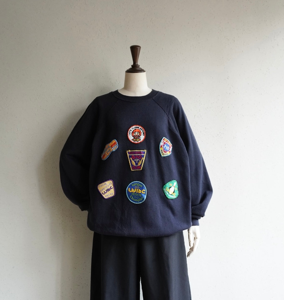 80s Patch Design Sweater