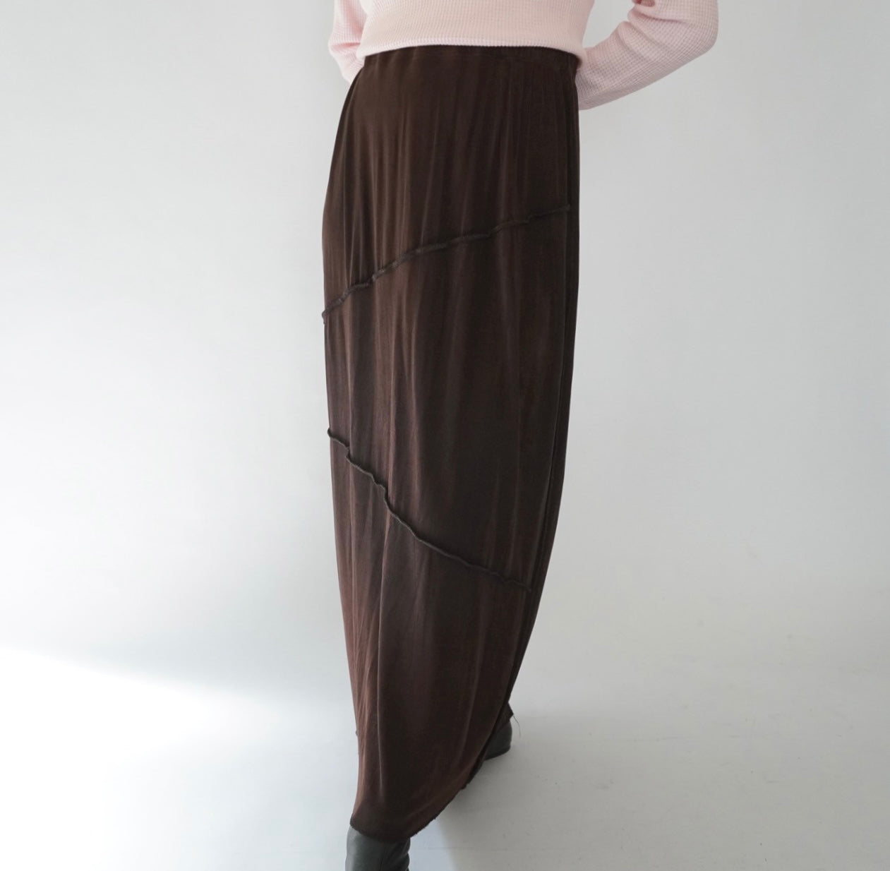 90s Brown  Design Skirt