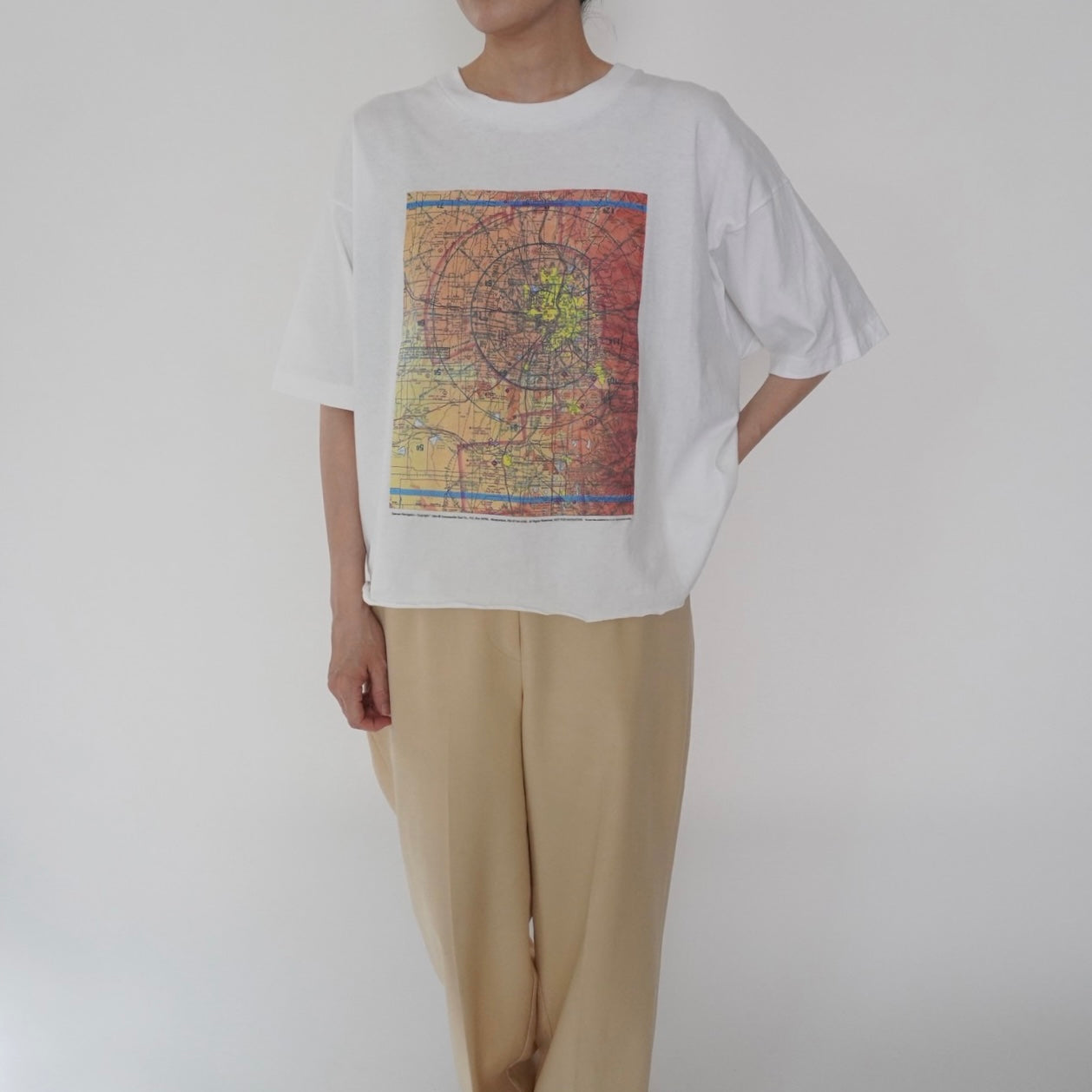 90s Printed Cut Off T-shirt Made in USA