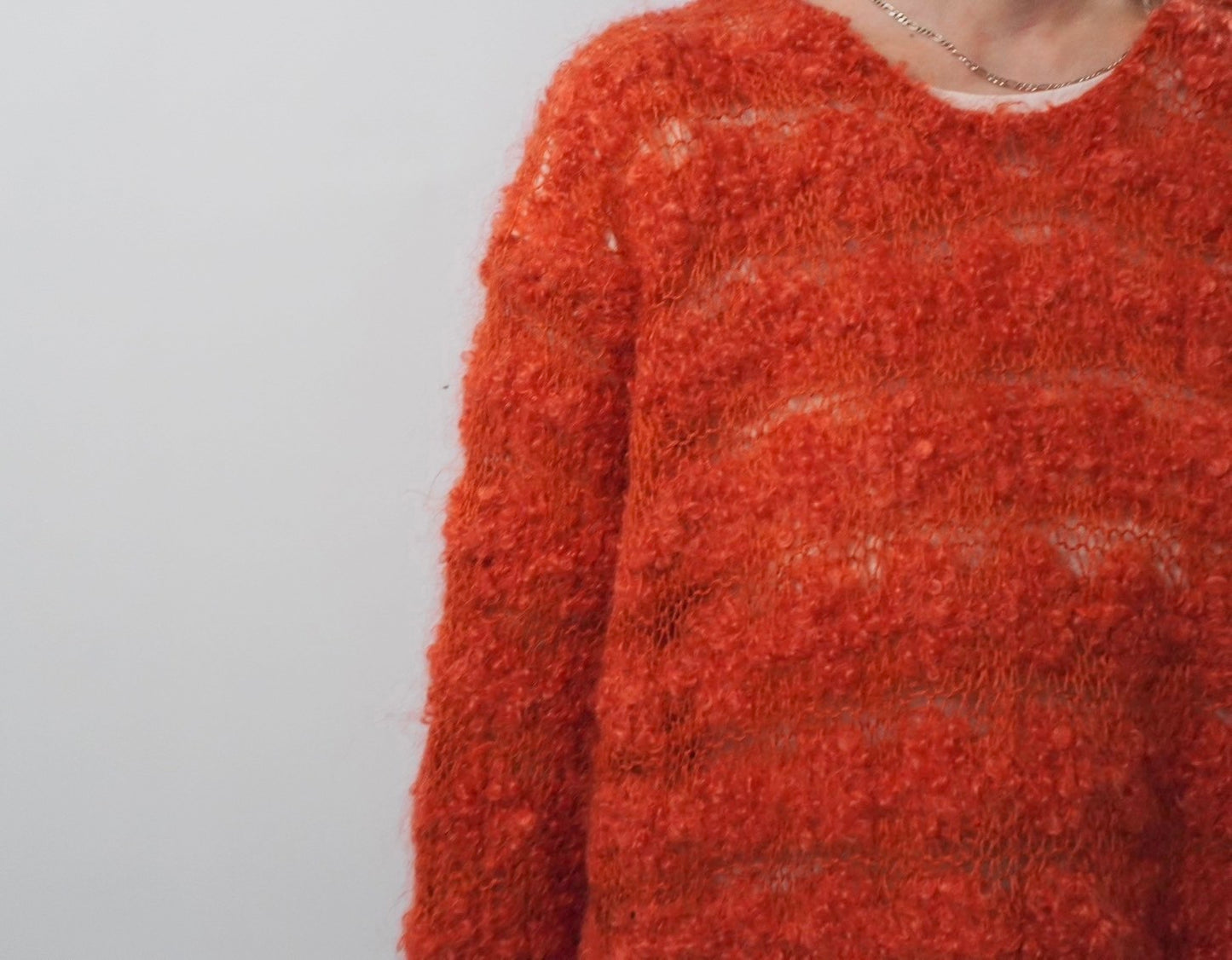 90s Mohair Hand Knit