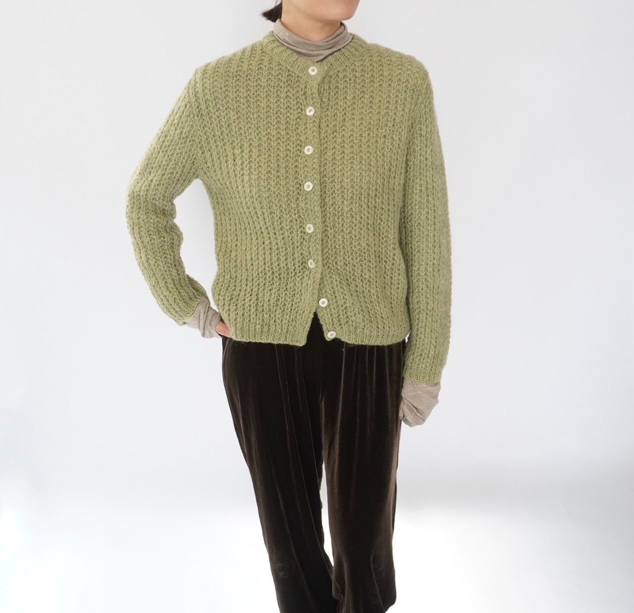 80s Mohair Knit Cardigan
