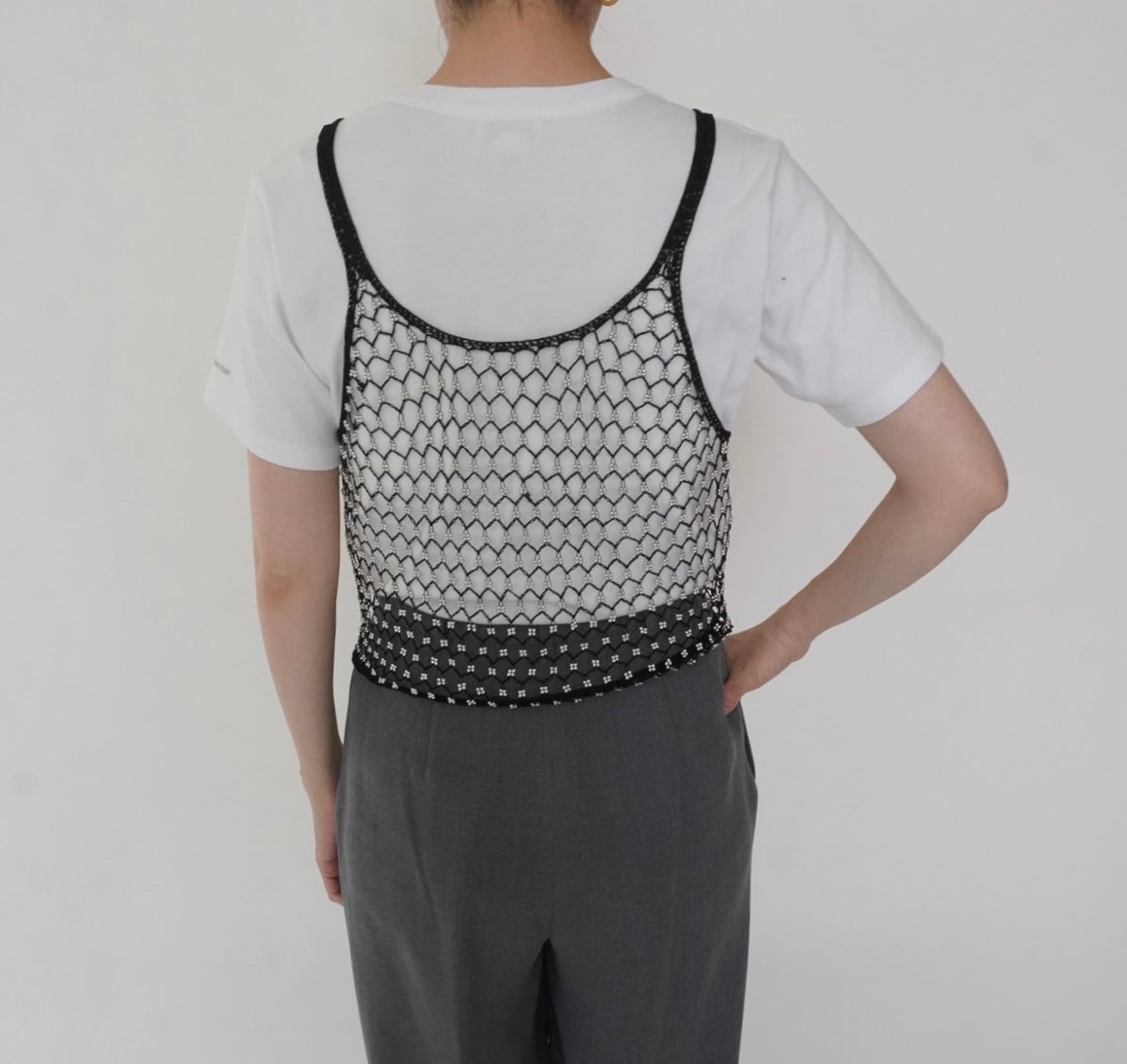 90s Beads Design Camisole Top