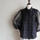 90s Black Sheer Shirt Product in Italy