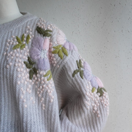 80s EURO Design Mohair Knit Cardigan