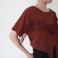 90s Fringe Design Top Made in USA
