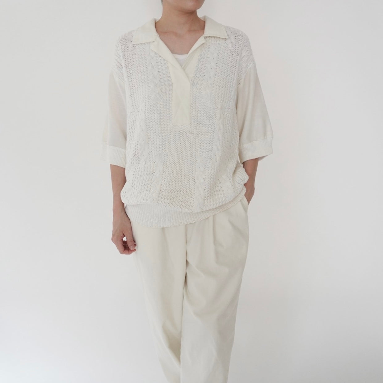 80s Knit Design Top