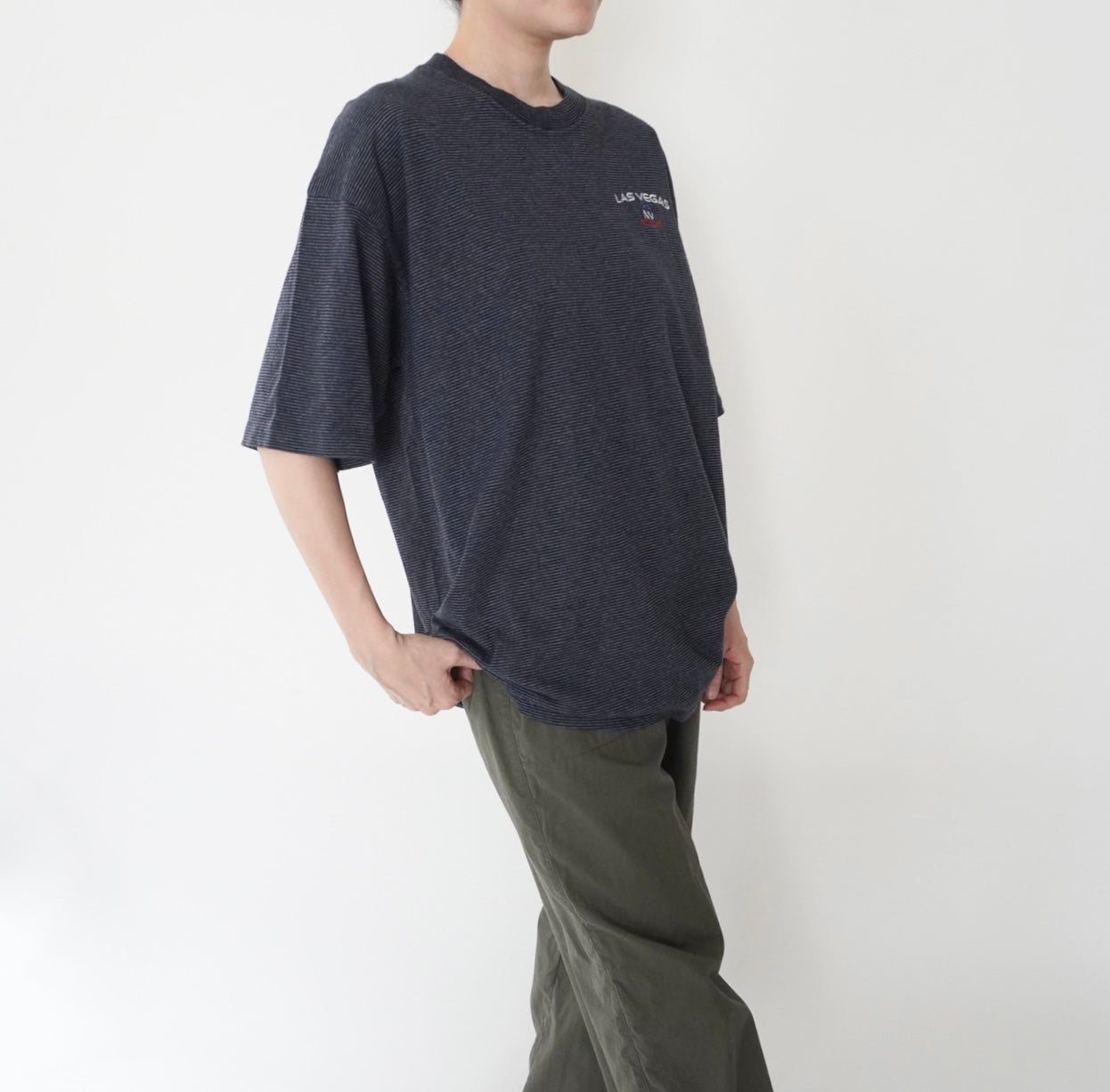 90s Striped T-shirt Made in USA