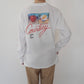 80s Printed Long Sleeves T-shirt Made in USA