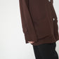 90s Brown Silk Shirt