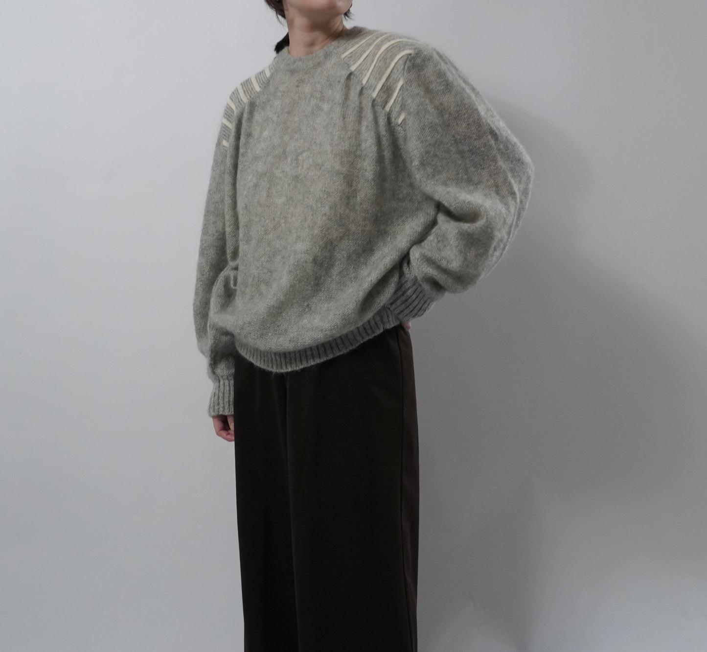 80s Design Mohair Knit  Made in Italy