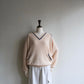 80s Line Design Knit Top