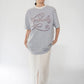 90s Striped Print T-shirt