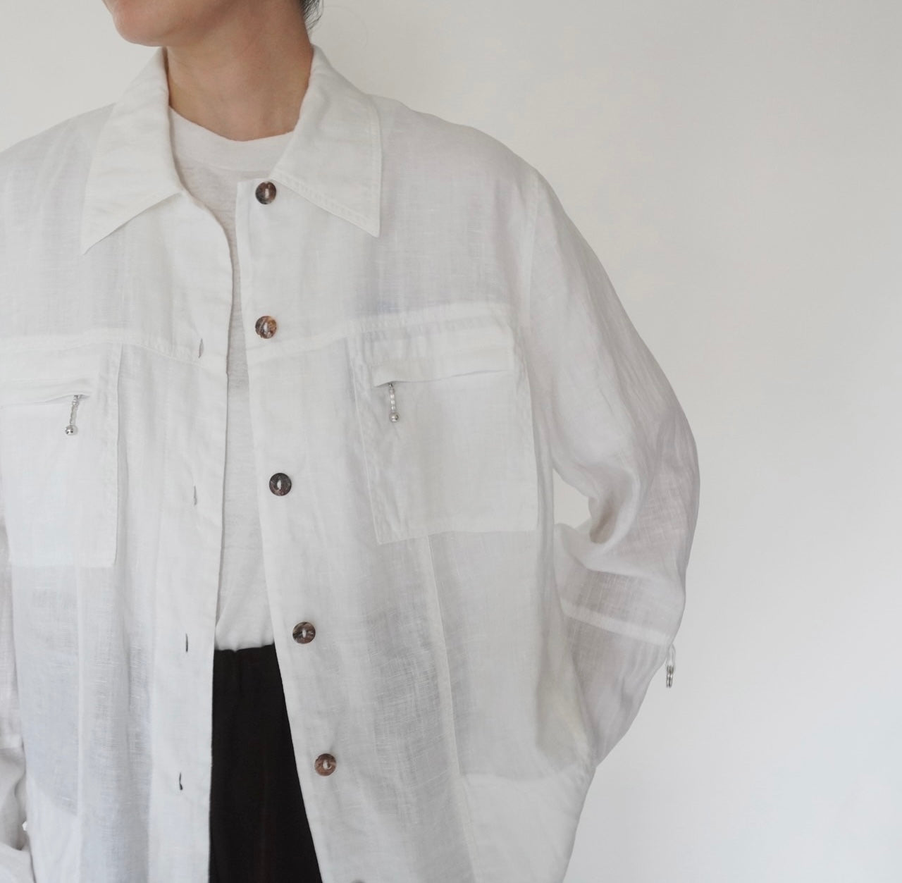 90s EURO Linen Light Jacket