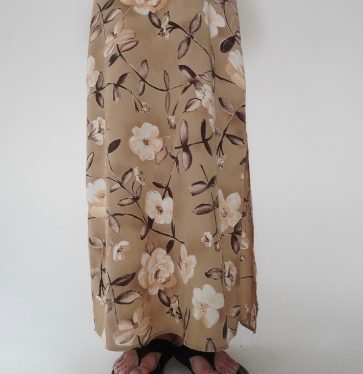 90s Floral Print Skirt Made in USA