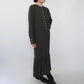 80s Design Rayon Pattern Dress Made in USA