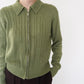 90s Zip Light Knit Top