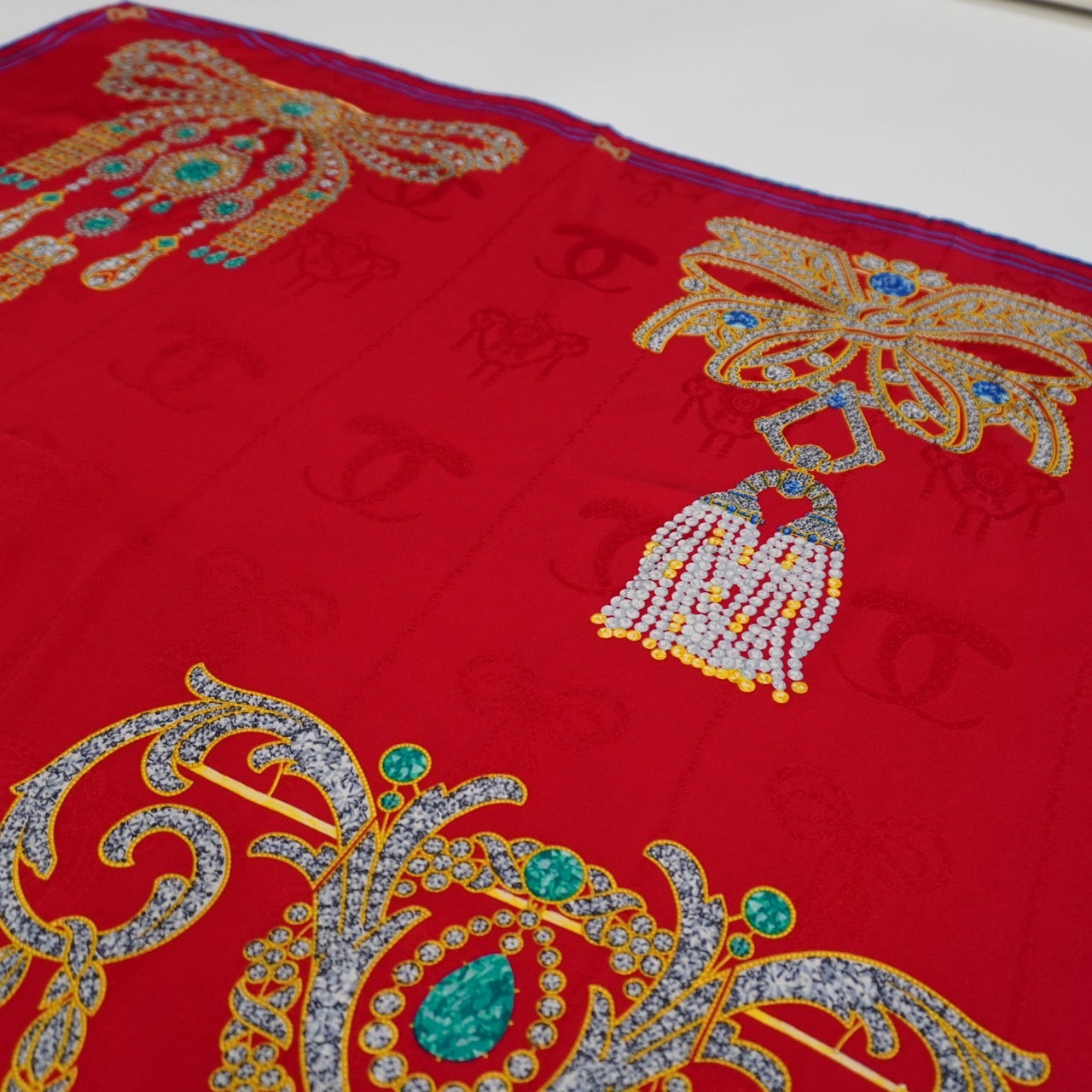 "Cartier" Silk Scarf Made in Italy