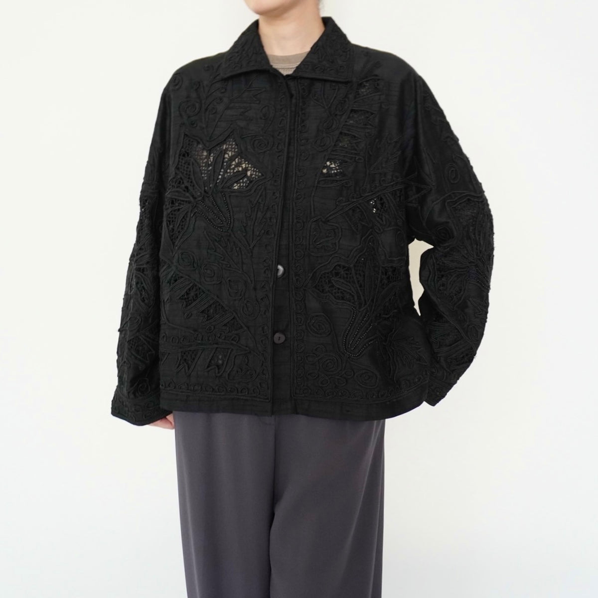 90s Silk Design Jacket