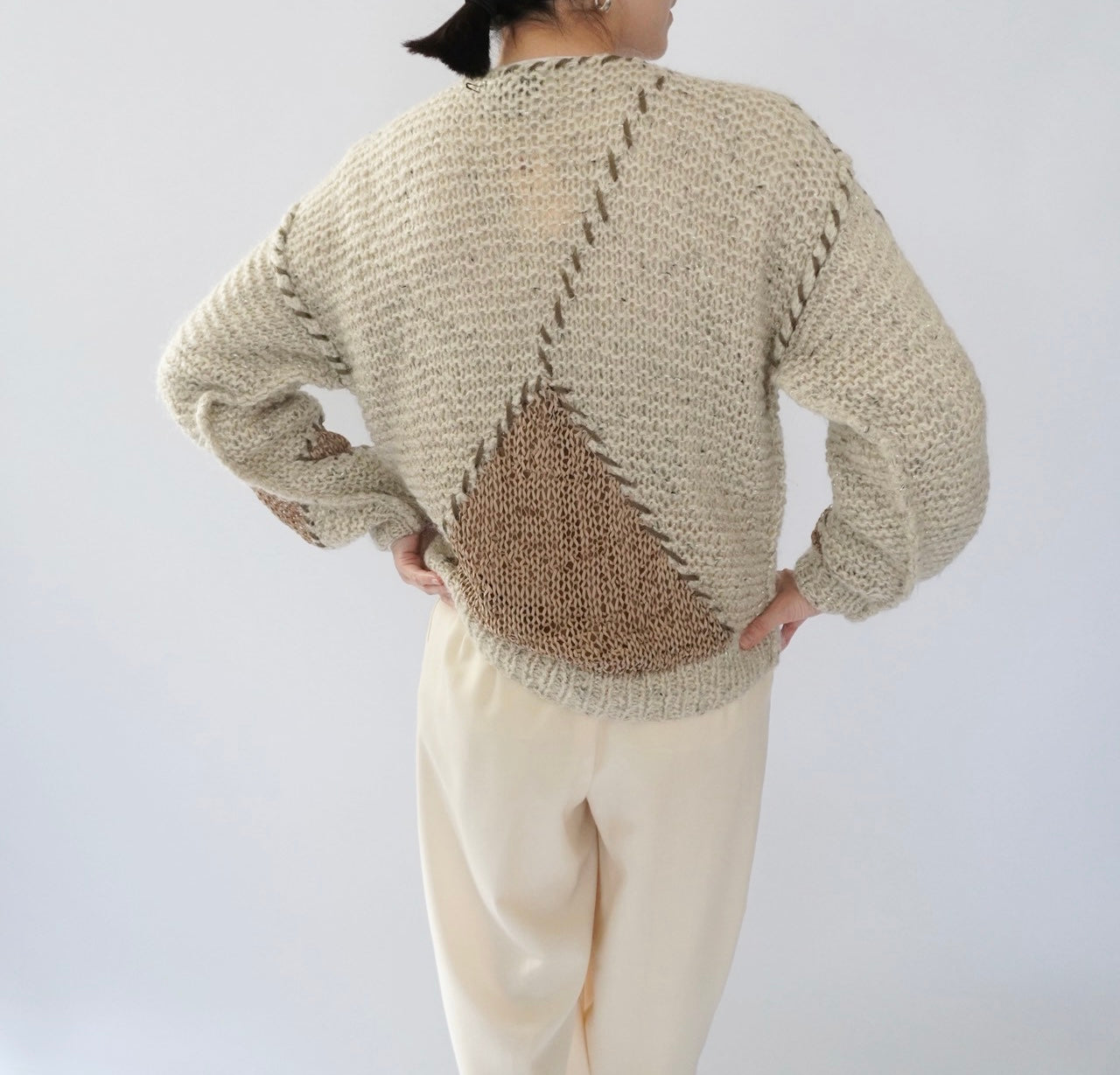 80s Woven Mohair Knit Made in Italy