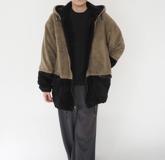 90s Two Tone Fleece Jacket