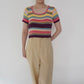 90s Multi Striped Top