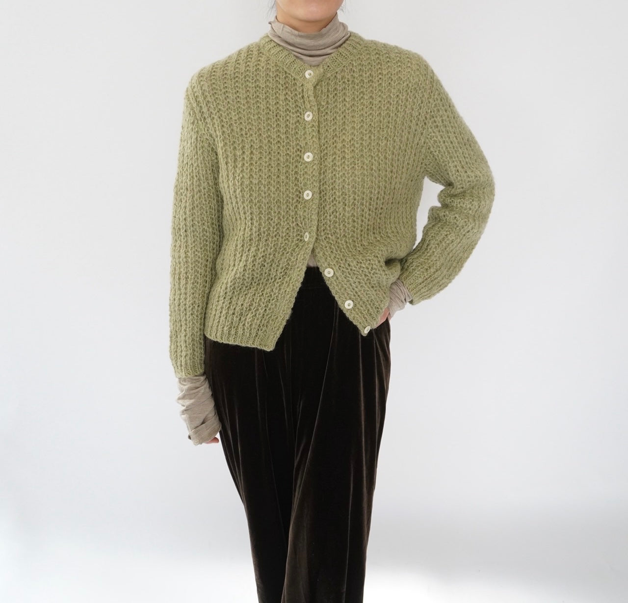 80s Mohair Knit Cardigan