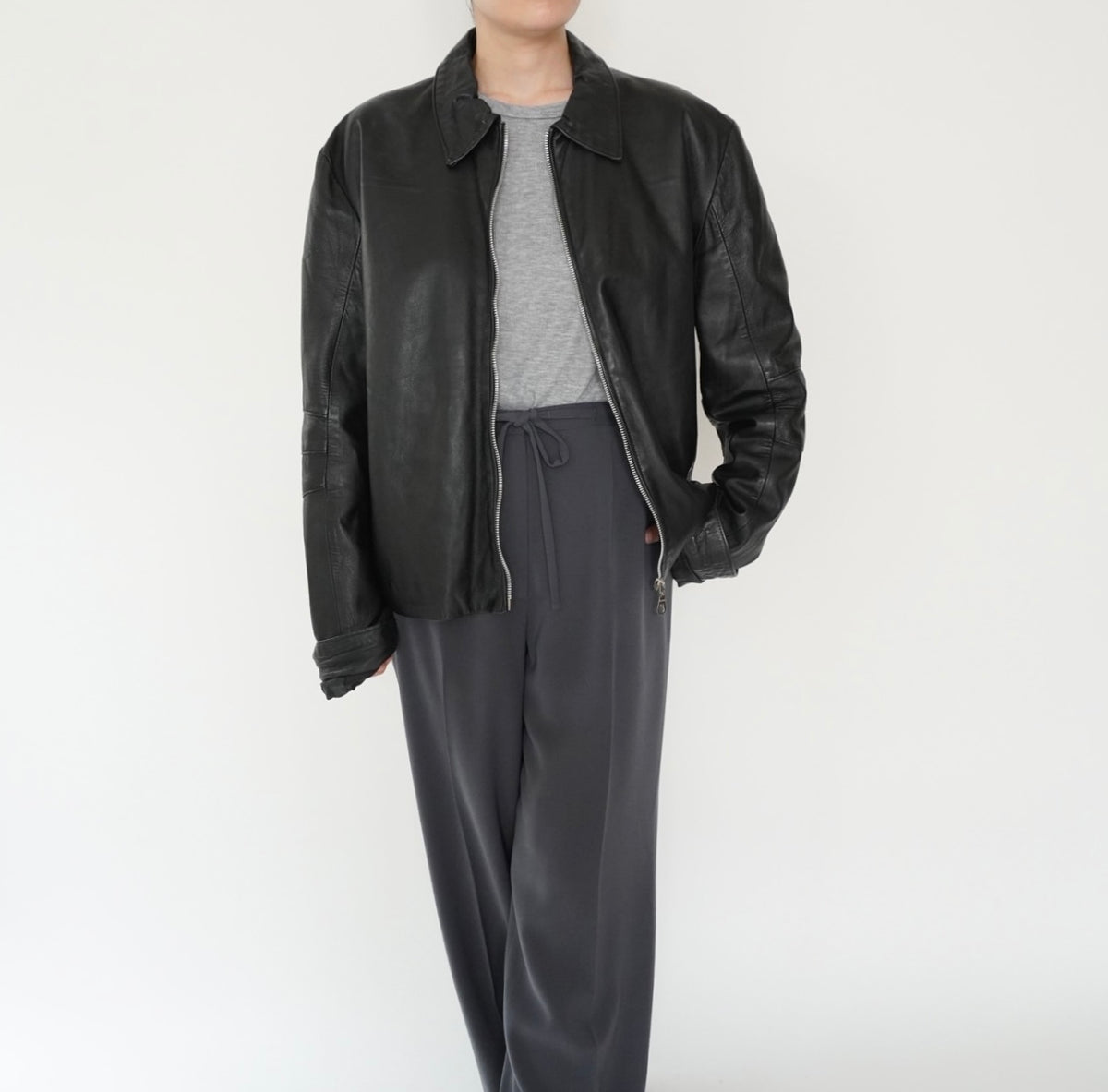 90s Leather Jacket Made in Italy