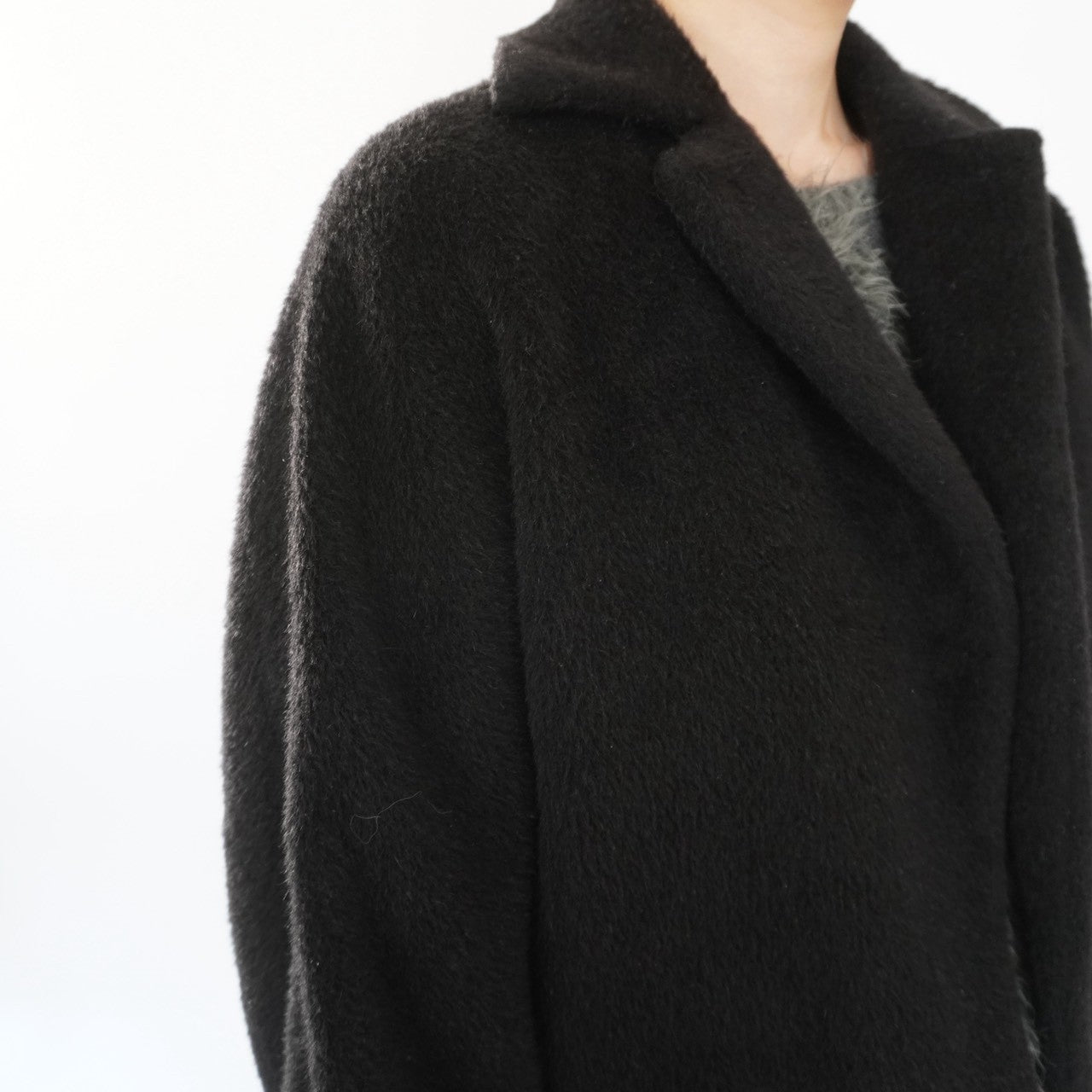 90s Shaggy Mohair Jacket  Made in Italy