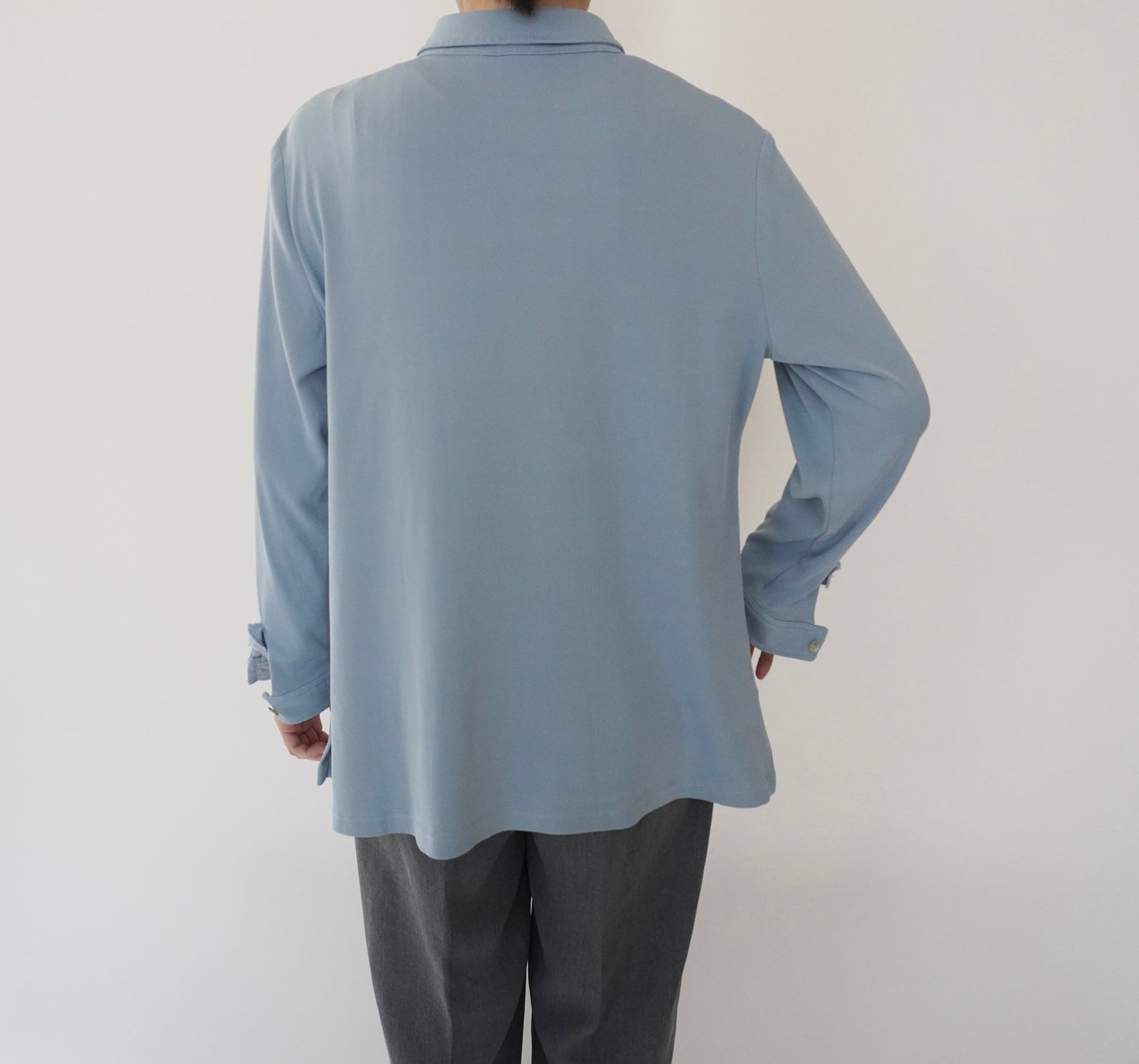 90s Light Blue Shirt Made in USA