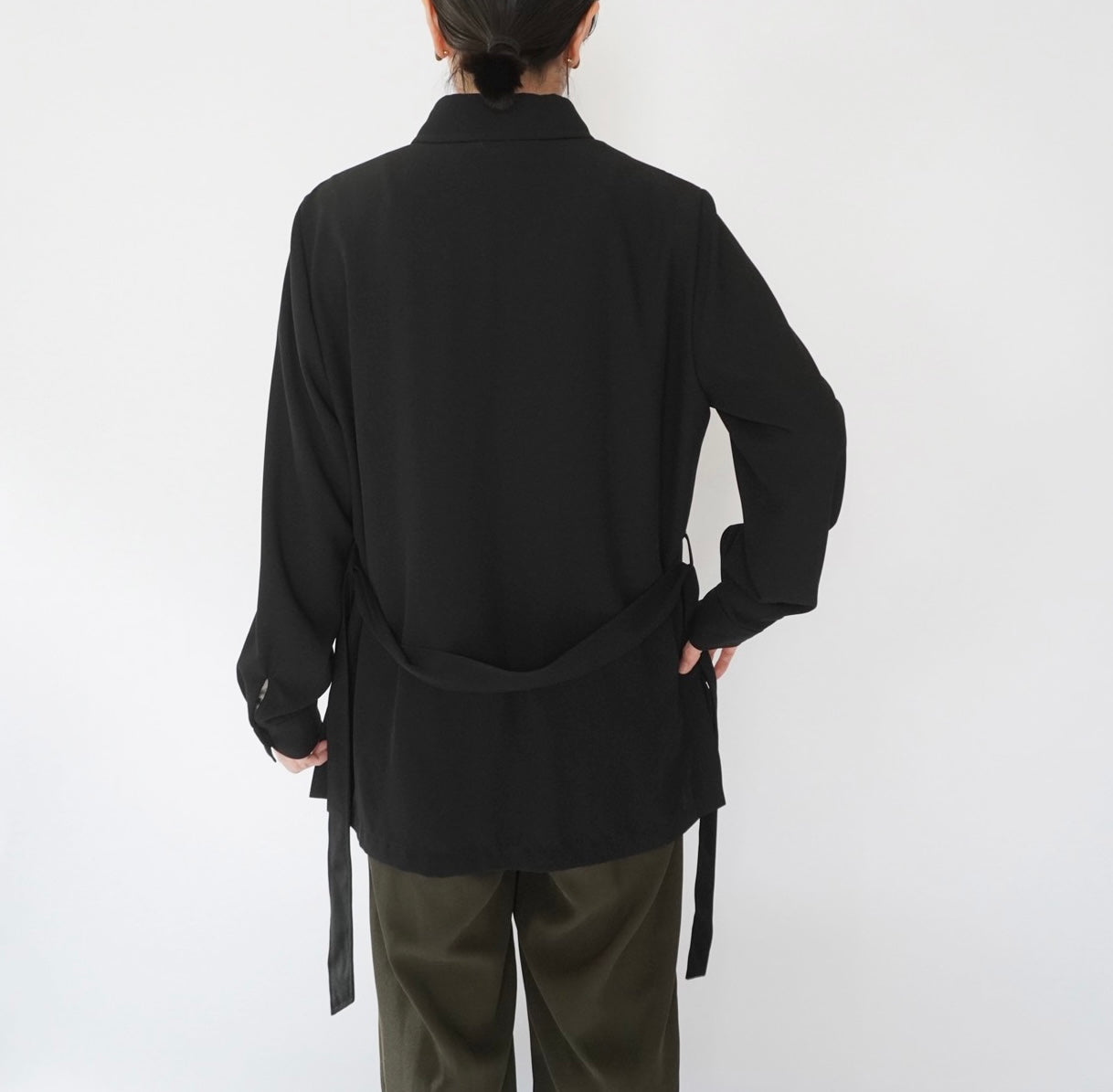 90s Belted Shirt Jacket