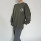 90s Printed Long Sleeves T-shirt Made in USA