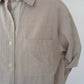 90s ”L.tavernier” Cotton Long Shirt Made in France