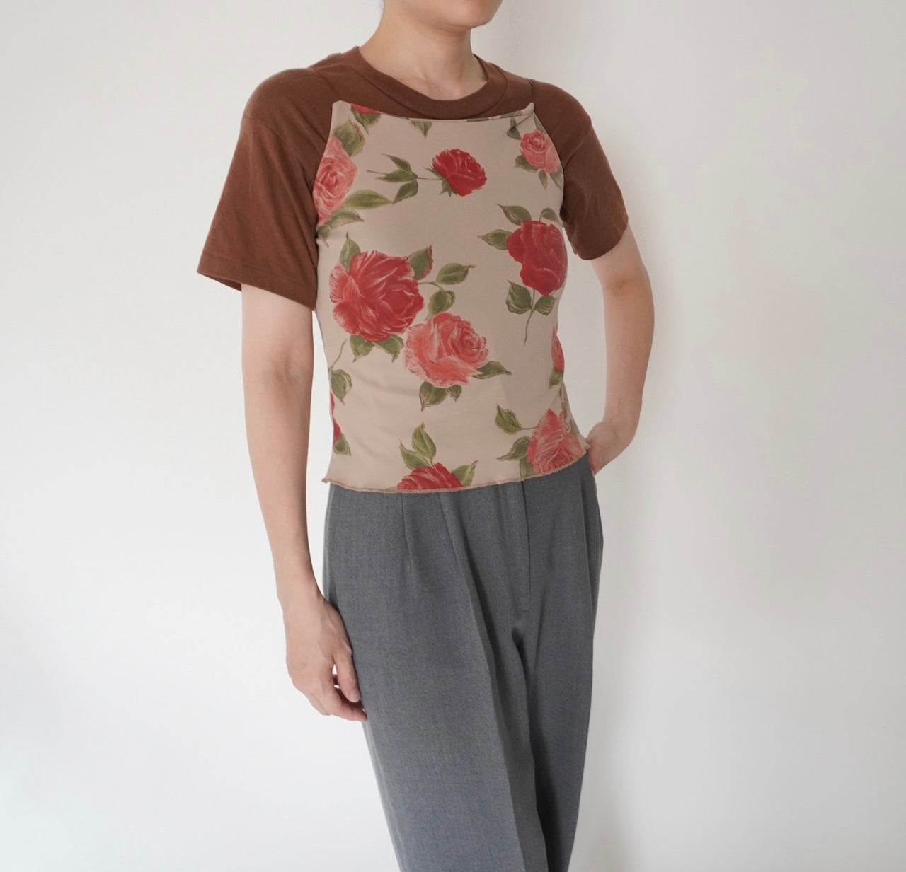 90s Floral Print Camisole Top