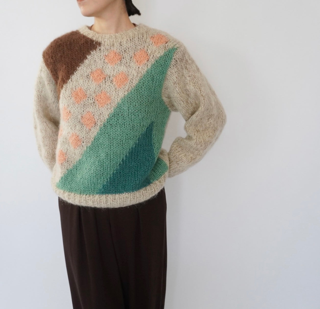 80s EURO Design Mohair Knit