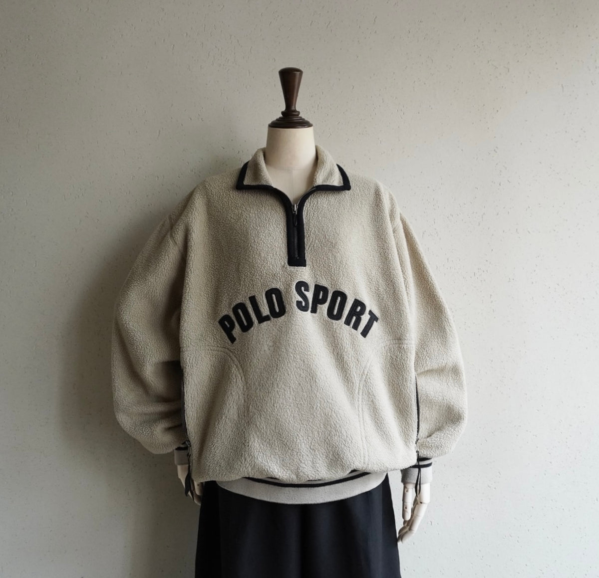 90s "POLO SPORT" Half Zip Fleece Made in Canada